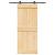 Ușă glisantă cu set de feronerie 85x210 cm, lemn masiv de pin GartenMobel Dekor