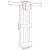 Ușă glisantă cu set de feronerie 70x210 cm, lemn masiv de pin GartenMobel Dekor