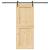 Ușă glisantă cu set feronerie, 90x210 cm, lemn masiv de pin GartenMobel Dekor