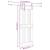 Ușă glisantă cu set feronerie, 90x210 cm, lemn masiv de pin GartenMobel Dekor