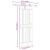 Ușă glisantă cu set de feronerie 85x210 cm, lemn masiv de pin GartenMobel Dekor