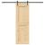 Ușă glisantă cu set de feronerie 70x210 cm, lemn masiv de pin GartenMobel Dekor
