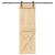 Ușă glisantă cu set de feronerie 70x210 cm, lemn masiv de pin GartenMobel Dekor