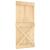 Ușă glisantă cu set de feronerie 95x210 cm, lemn masiv de pin GartenMobel Dekor