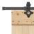Ușă glisantă cu set de feronerie 85x210 cm, lemn masiv de pin GartenMobel Dekor