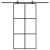 Ușă glisantă cu set feronerie 102x205 cm ESG sticlă și aluminiu GartenMobel Dekor