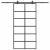 Ușă glisantă cu set feronerie 102x205 cm ESG sticlă și aluminiu GartenMobel Dekor