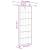 Ușă glisantă cu set feronerie, 76x205 cm, sticlă ESG/aluminiu GartenMobel Dekor