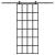Ușă glisantă cu set feronerie, 90x205 cm, sticlă ESG/aluminiu GartenMobel Dekor