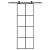 Ușă glisantă cu set feronerie, 76x205 cm, sticlă ESG/aluminiu GartenMobel Dekor