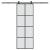 Ușă glisantă cu set feronerie, 76x205 cm, sticlă ESG/aluminiu GartenMobel Dekor
