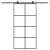 Ușă glisantă cu set feronerie 102,5x205 cm sticlă ESG/aluminiu GartenMobel Dekor