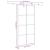 Ușă glisantă cu set feronerie 102,5x205 cm sticlă ESG/aluminiu GartenMobel Dekor