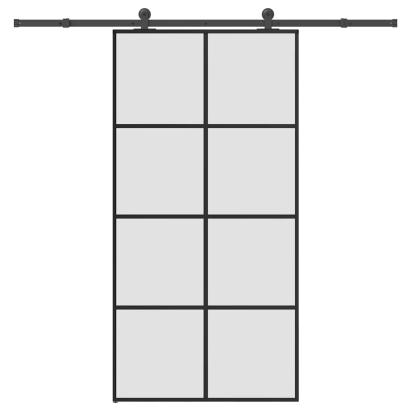 Ușă glisantă cu set feronerie 102,5x205 cm sticlă ESG/aluminiu GartenMobel Dekor