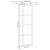 Ușă glisantă cu set feronerie, 76x205 cm, sticlă ESG/aluminiu GartenMobel Dekor
