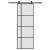 Ușă glisantă cu set feronerie, 76x205 cm, sticlă ESG/aluminiu GartenMobel Dekor