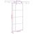 Ușă glisantă cu set feronerie, 90x205 cm, sticlă ESG/aluminiu GartenMobel Dekor