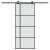 Ușă glisantă cu set feronerie, 90x205 cm, sticlă ESG/aluminiu GartenMobel Dekor