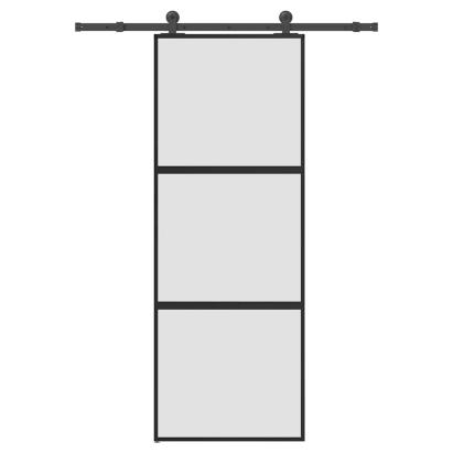 Ușă glisantă cu set de feronerie sticlă temperată și aluminiu GartenMobel Dekor