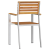 Set de scaune stivuibile  6 pcs 54.5x56x89 cm Lemn Solid de Acacia, Set de scaune stivuibile  2 pcs Lemn Solid de Acacia și Oțel, Set de scaune stivuibile  4 pcs Lemn Solid de Acacia și Oțel GartenMobel Dekor