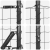 Gard Euro cu 7 Stâlpi 1.2x10 m Oțel Galvanizat Gri GartenMobel Dekor