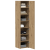 Bufet Stejar 40x42.5x185 cm Lemn prelucrat GartenMobel Dekor