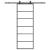 Ușă glisantă cu set de feronerie neagră 76x205 cm Sticlă ESG GartenMobel Dekor