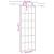 Ușă glisantă cu set de feronerie neagră 76x205 cm Sticlă ESG GartenMobel Dekor