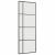 Ușă glisantă cu set de feronerie neagră 76x205 cm Sticlă ESG GartenMobel Dekor
