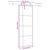Ușă glisantă cu set de feronerie neagră 76x205 cm Sticlă ESG GartenMobel Dekor