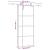 Ușă glisantă cu set de feronerie neagră 90x205 cm Sticlă ESG GartenMobel Dekor