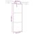 Ușă glisantă cu set feronerie neagră 76x205cm sticlă securizată GartenMobel Dekor