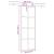 Ușă glisantă cu set feronerie neagră 76x205cm sticlă securizată GartenMobel Dekor