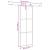 Ușă glisantă cu set de feronerie neagră 76x205 cm Sticlă ESG GartenMobel Dekor