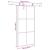 Ușă glisantă cu set de feronerie neagră 102x205 cm Sticlă ESG GartenMobel Dekor