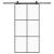 Ușă glisantă cu set de feronerie neagră 102x205 cm Sticlă ESG GartenMobel Dekor