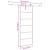 Ușă glisantă cu set de feronerie neagră 76x205 cm Sticlă ESG GartenMobel Dekor
