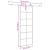 Ușă glisantă cu set de feronerie neagră 76x205 cm Sticlă ESG GartenMobel Dekor