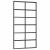 Ușă glisantă cu set de feronerie neagră 102x205 cm Sticlă ESG GartenMobel Dekor
