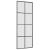 Ușă glisantă cu set de feronerie neagră 76x205 cm Sticlă ESG GartenMobel Dekor