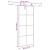 Ușă glisantă cu set de feronerie neagră 90x205 cm Sticlă ESG GartenMobel Dekor