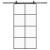 Ușă glisantă cu set de feronerie neagră 102,5x205 cm Sticlă ESG GartenMobel Dekor