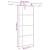 Ușă glisantă cu set de feronerie neagră 90x205 cm Sticlă ESG GartenMobel Dekor