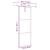 Ușă glisantă cu set de feronerie neagră 76x205 cm Sticlă ESG GartenMobel Dekor