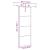 Ușă glisantă cu set de feronerie neagră 76x205 cm Sticlă ESG GartenMobel Dekor