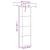 Ușă glisantă cu set de feronerie neagră 76x205 cm Sticlă ESG GartenMobel Dekor
