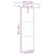 Ușă glisantă cu set feronerie neagră 76x205cm sticlă securizată GartenMobel Dekor