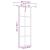 Ușă glisantă cu set feronerie neagră 76x205cm sticlă securizată GartenMobel Dekor
