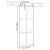 Ușă glisantă cu set de feronerie neagră 90x205 cm Sticlă ESG GartenMobel Dekor