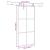 Ușă glisantă cu set de feronerie neagră 102x205 cm Sticlă ESG GartenMobel Dekor